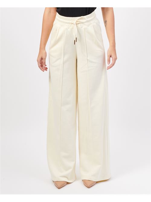 Pantalon large Silvian Heach en coton m?lang? SILVIAN HEACH | GPA24163PAMILK